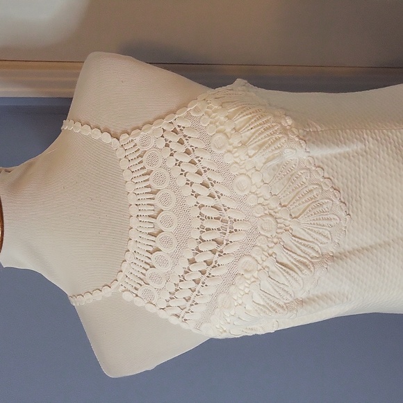 Lilly Pulitzer Resort White Dress 8 Tank NWT New Lace Spaghetti Strap - Picture 2 of 7